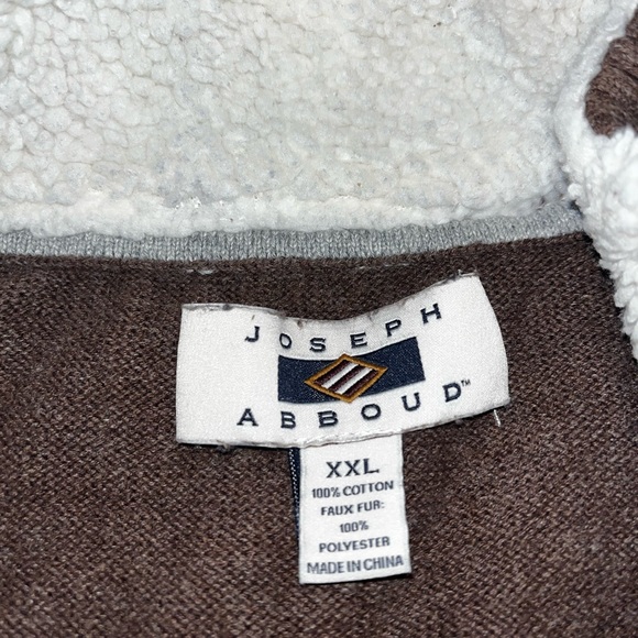 Joseph Abboud XXL (Fits More Like Large) Brown Sweater - Picture 3 of 4